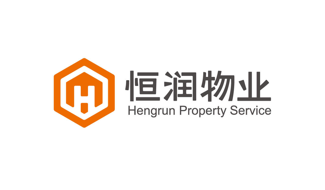 恒潤物業品牌logo設計、vi設計-物業管理logo設計、物業服務vi設計